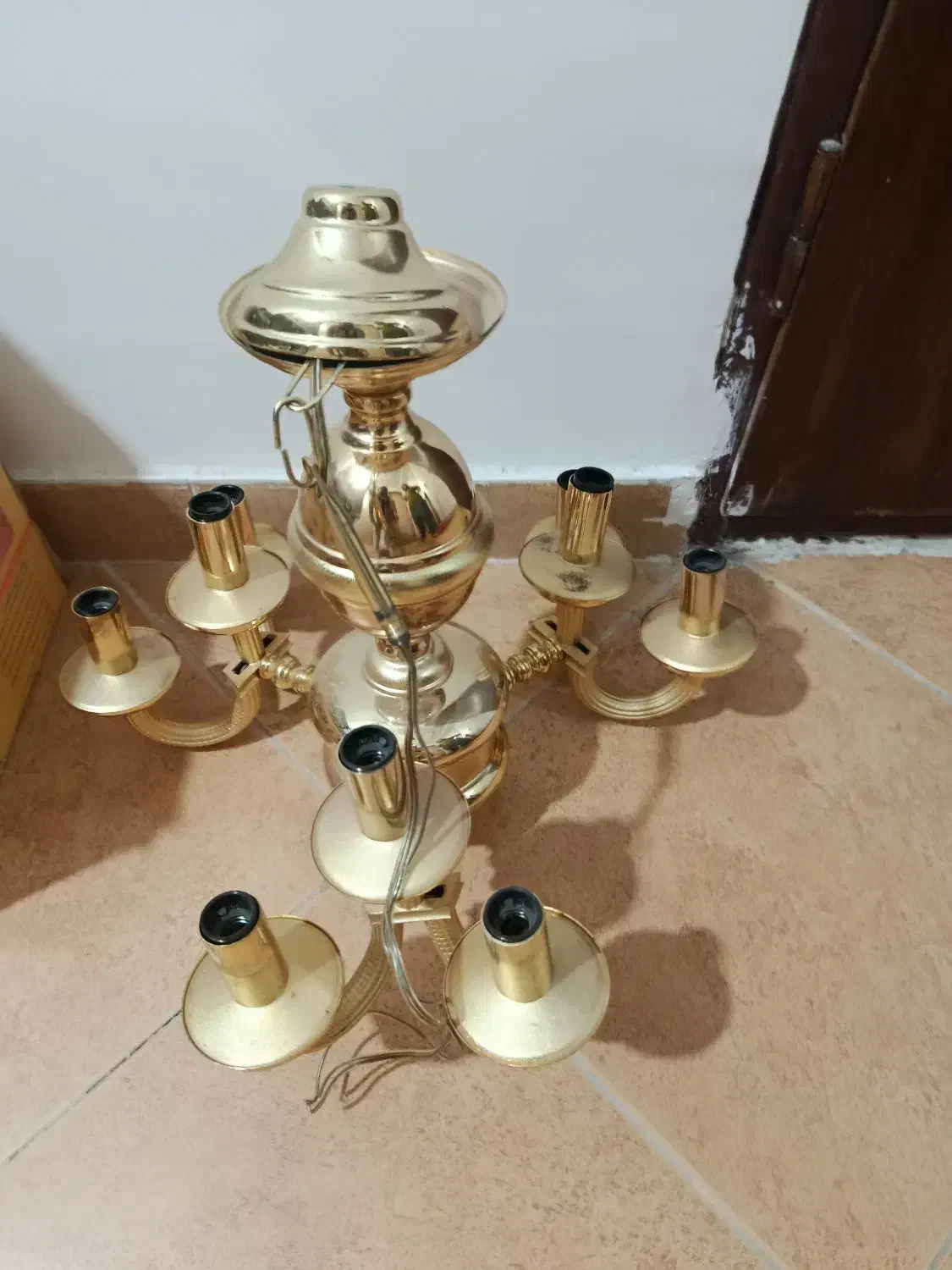 لوستر|لوستر و چراغ آویز|سهند, |دیوار