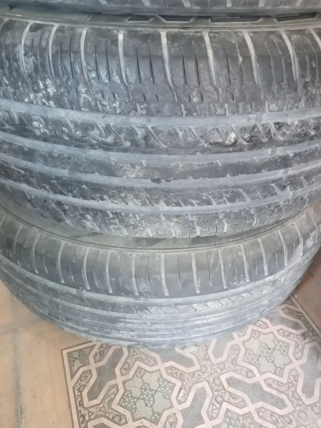 چهار عدد رنگ ۱۵ با لاستیک۲۰۵خارجی|قطعات یدکی و لوازم جانبی|دهدشت, |دیوار