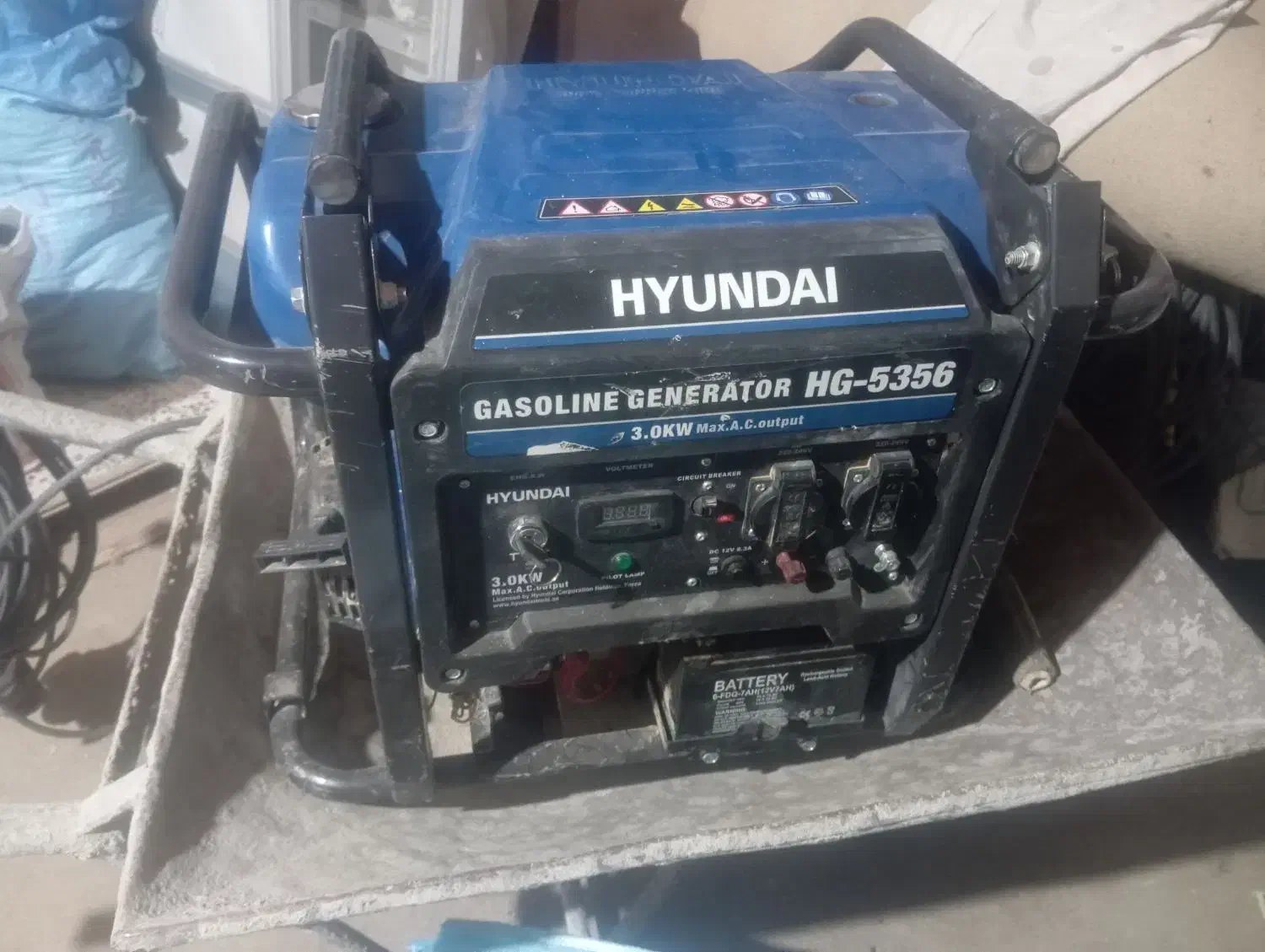 موتور برق لاکاغذی اورجینال هیوندا|ماشین‌آلات صنعتی|تیران, |دیوار