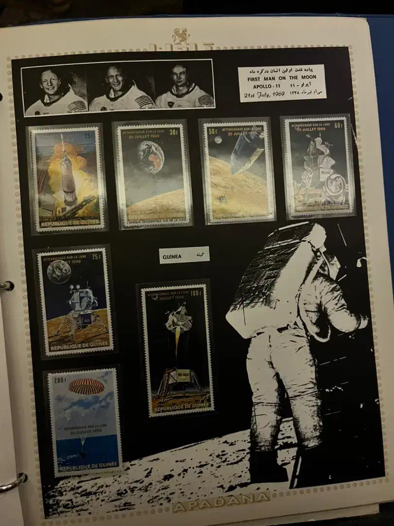 البوم تمبر المپیک۱۹۷۲مونیخ و آپولو۱۱ آپادانا|کلکسیون سکه، تمبر، اسکناس|تهران, پردیسان|دیوار