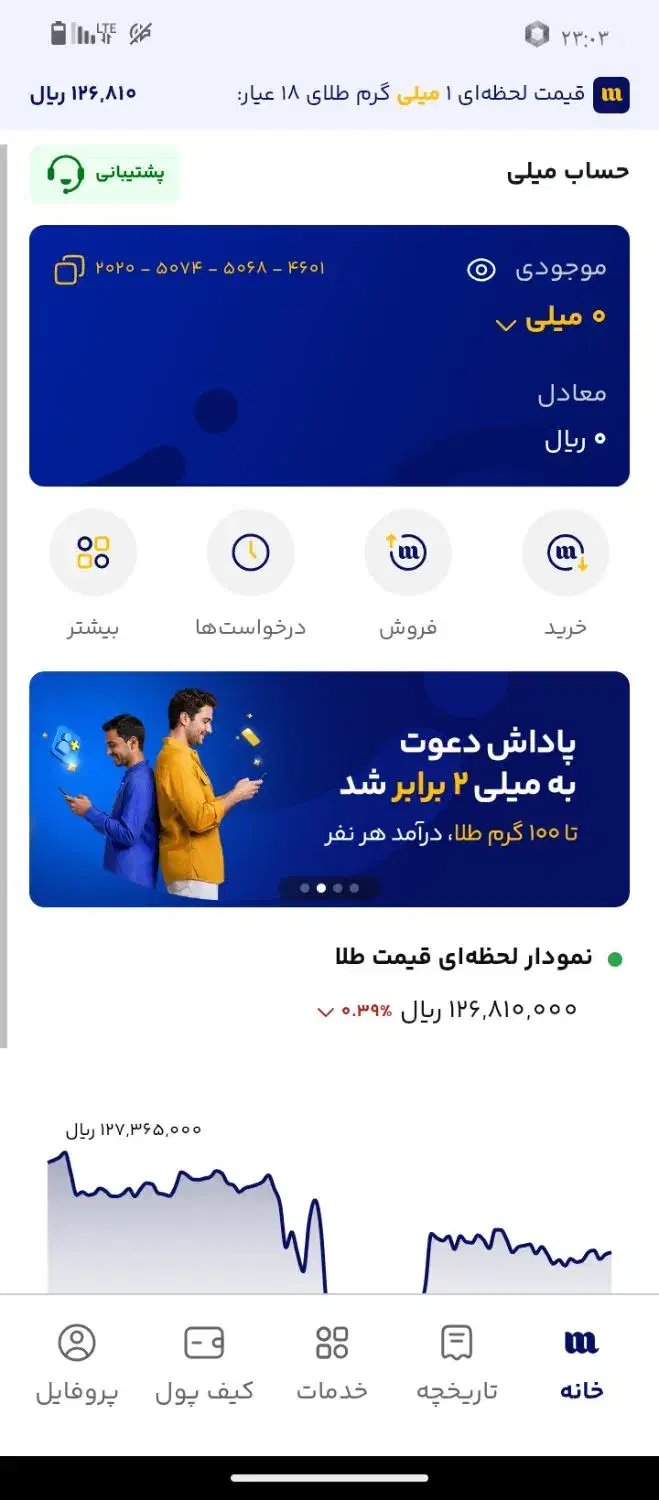 میلی گلد|کارت هدیه و تخفیف|سهند, |دیوار
