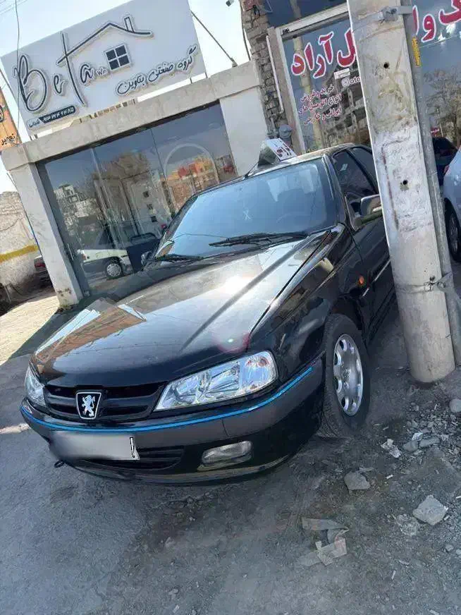 پژوپارس مشکی دوررنگ فنی سالم زیرپاعالی|خودرو سواری و وانت|کاشان, دانش|دیوار