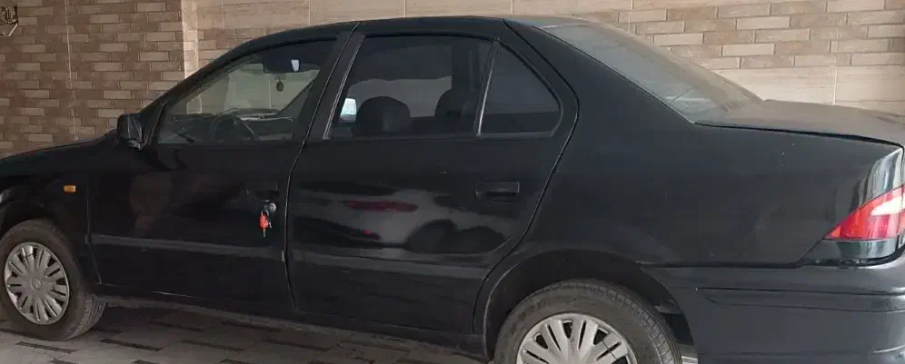 ماشین سمند مشکی|خودرو سواری و وانت|زاهدان, |دیوار