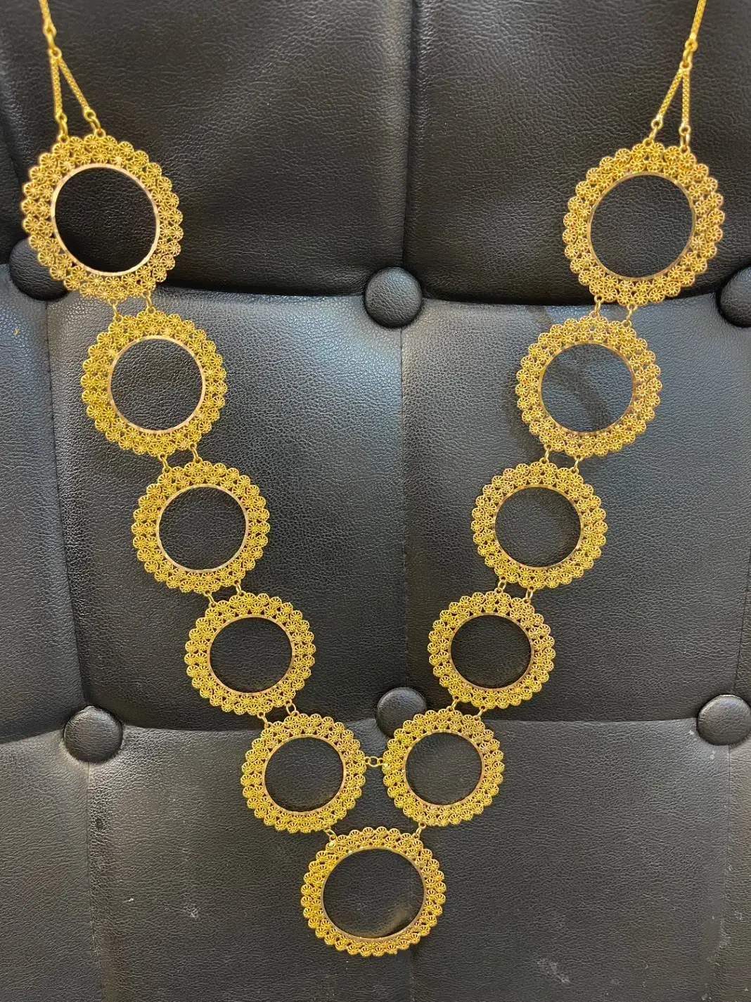 گلوبند سکه ای گشنیزی 3درصد بالای تابلو|جواهرات|یاسوج, |دیوار