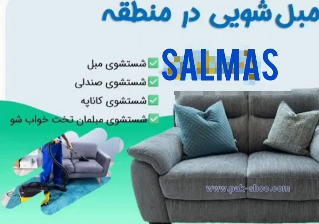 «مبل شویی رضایی با مواد نانو »|خدمات نظافت|سلماس, |دیوار