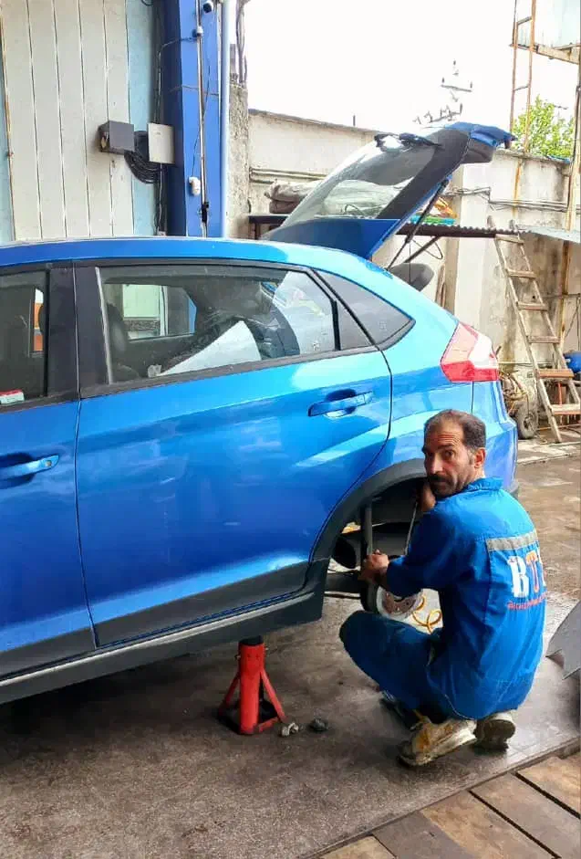 تعمیرگاه مرتضی مکانیکی و جلوبندی|خدمات موتور و ماشین|رشت, باهنر|دیوار