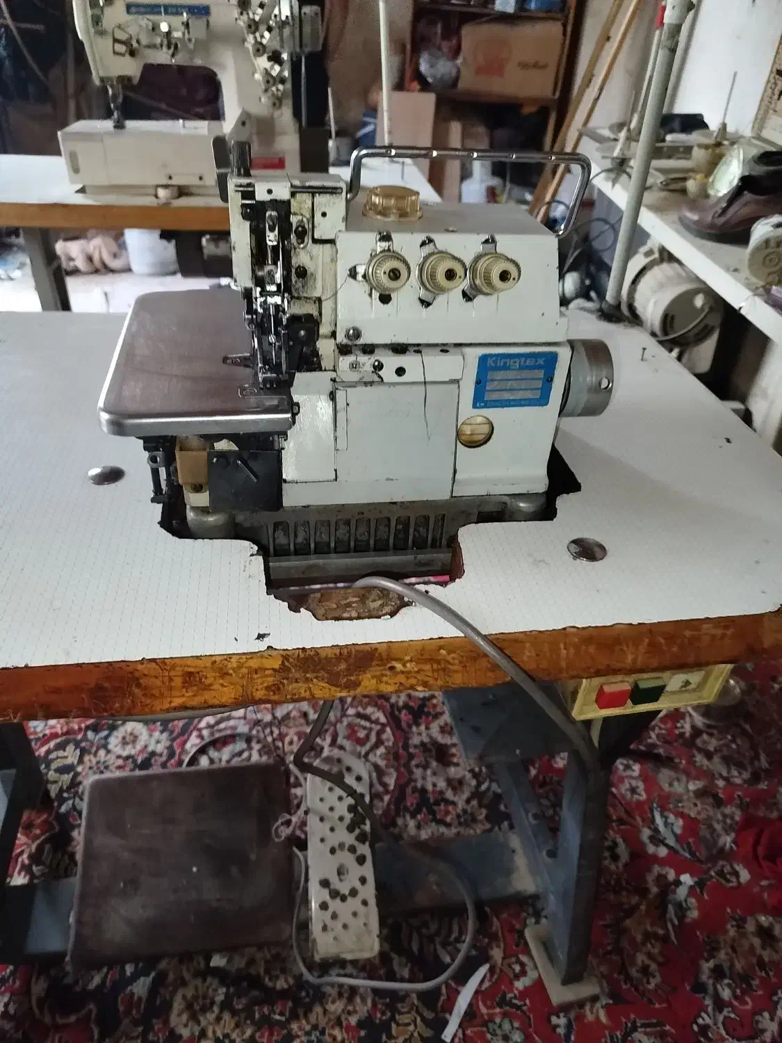 چرخ خیاط زیگزال کنتکس سالم سالم|چرخ خیاطی و ریسندگی|خمینی‌شهر, |دیوار