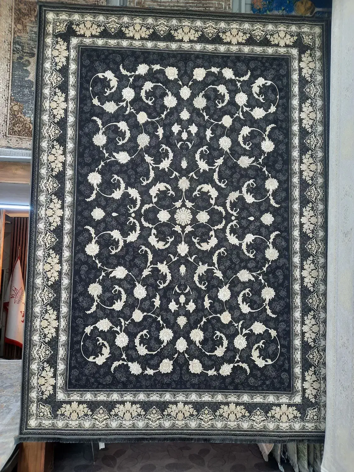 ۲عدد فرش ۹متری ۱۲۰۰شانه تراکم ۳۶۰۰ملک طوسی|فرش|اشتهارد, |دیوار