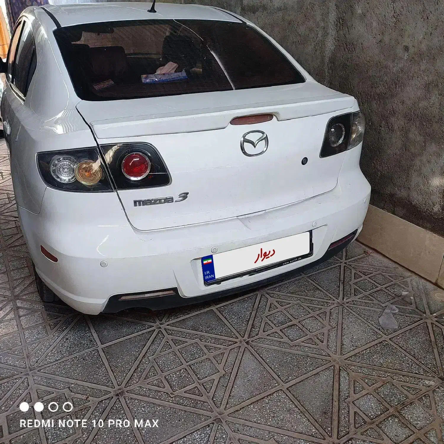 مزدا 3 تیپ 3 سفید|خودرو سواری و وانت|مهریز, |دیوار