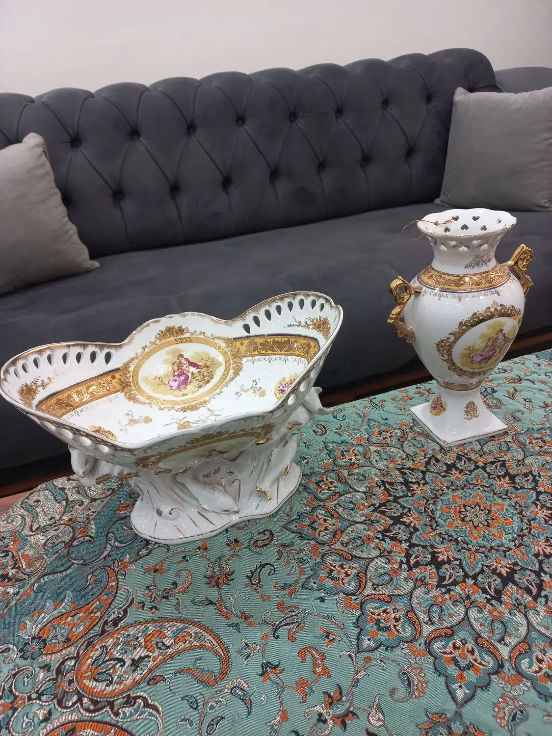 میوه خوری و گلدان لیلی و مجنون درحدنو|ظروف سرو و پذیرایی|تهران, مشیریه|دیوار