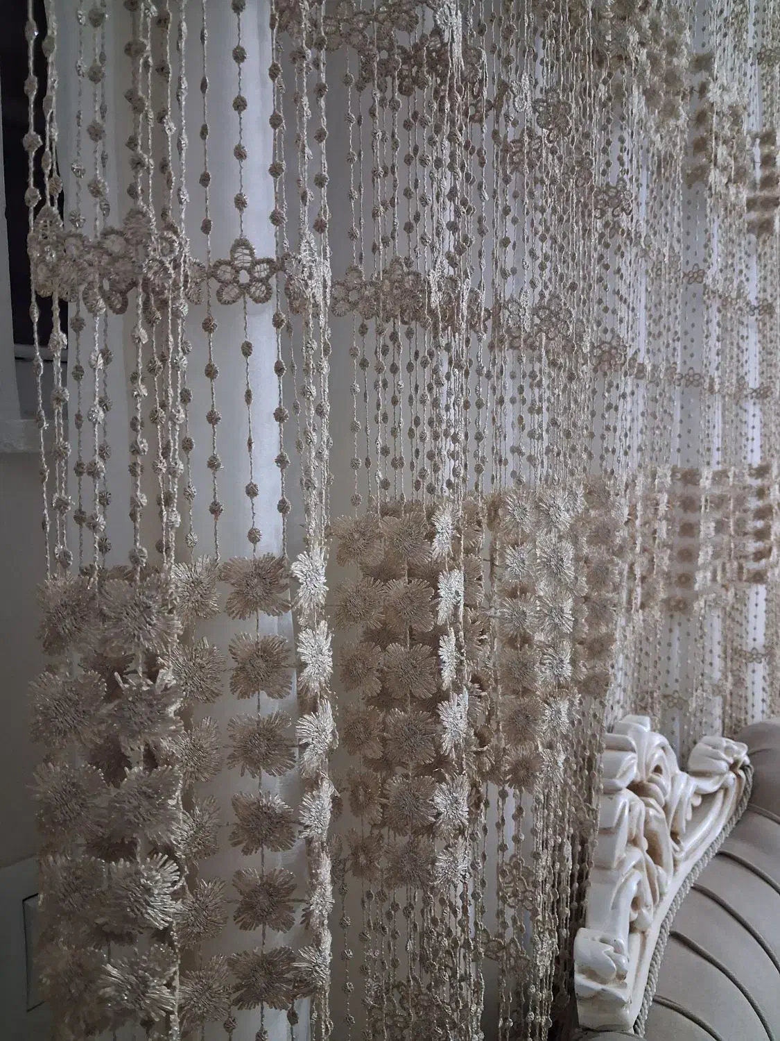 ۳ عدد پرده قلاب باقی|پرده، رانر، رومیزی|فردیس, قریشی|دیوار