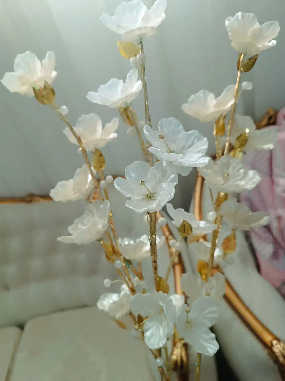 گل کریستالی|گل مصنوعی|مراغه, |دیوار