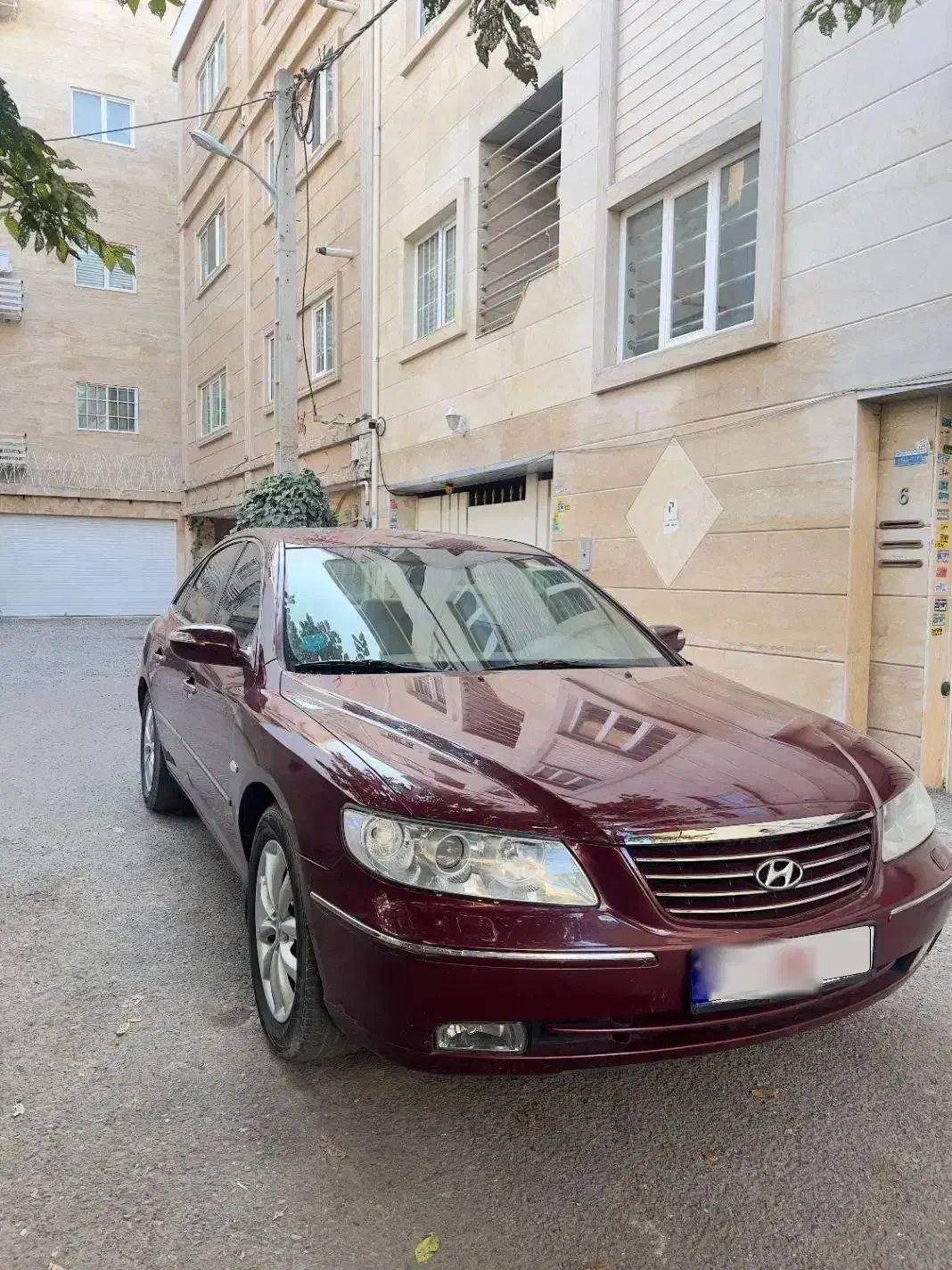 هیوندای آزرا مدل ۲۰۰۸ زرشکی|خودرو سواری و وانت|رشت, دیلمان|دیوار