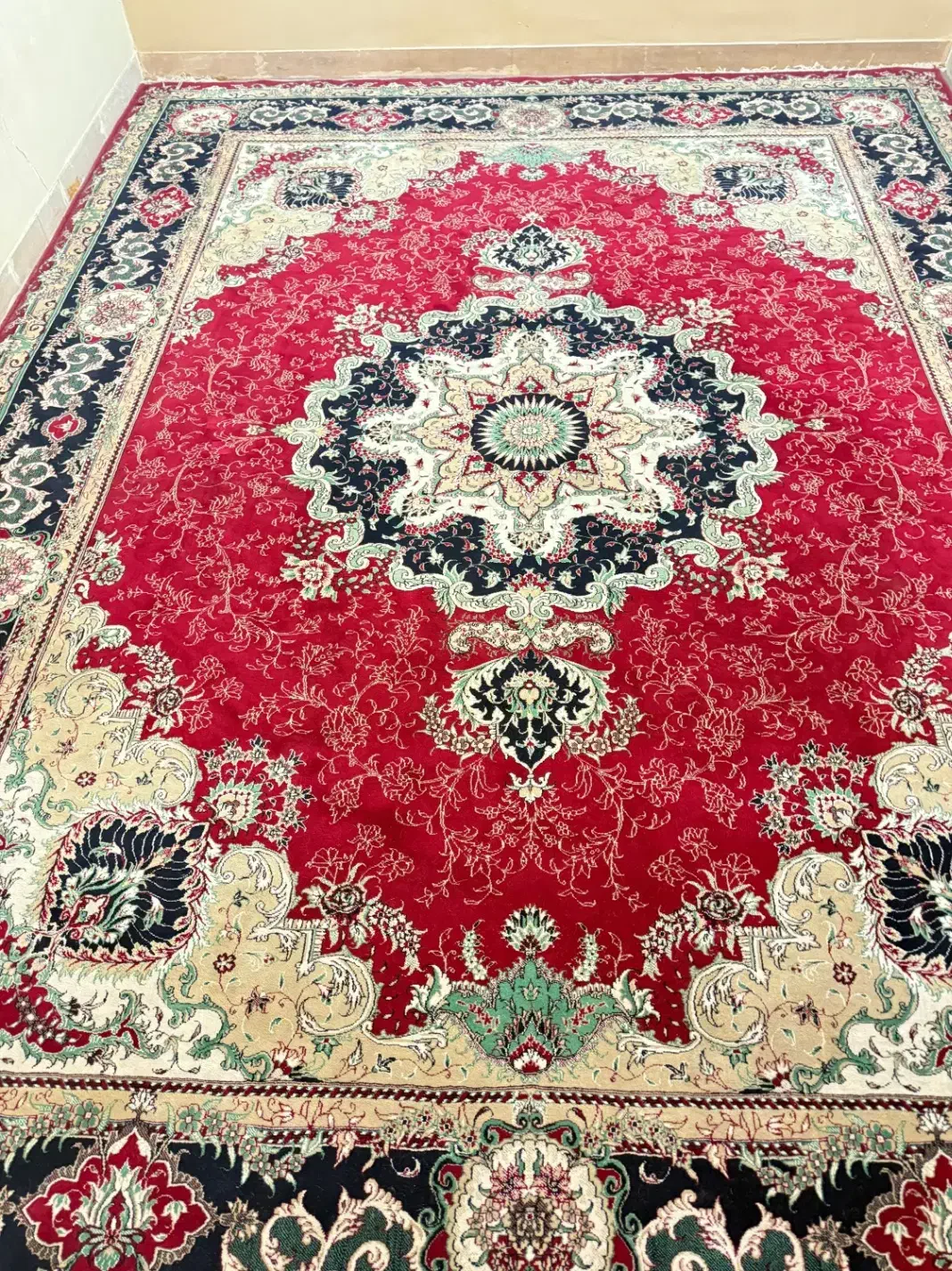 دو تخته فرش 12 متری 500 شانه تراکم 1000|فرش|شیراز, قدوسی شرقی|دیوار