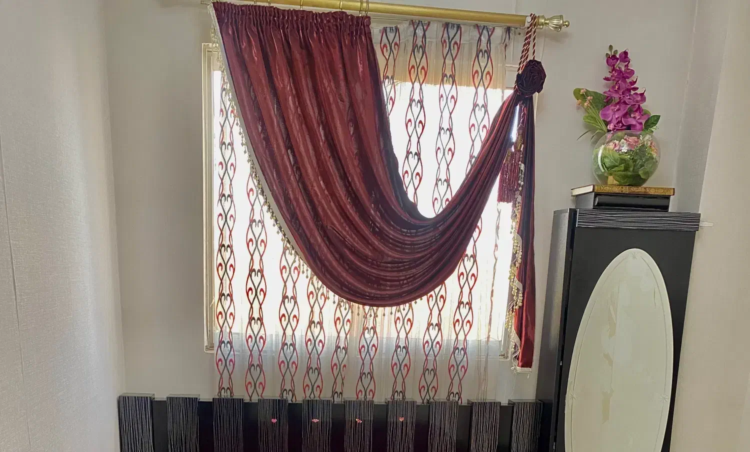 پرده ی شیک|پرده، رانر، رومیزی|رشت, فلسطین|دیوار