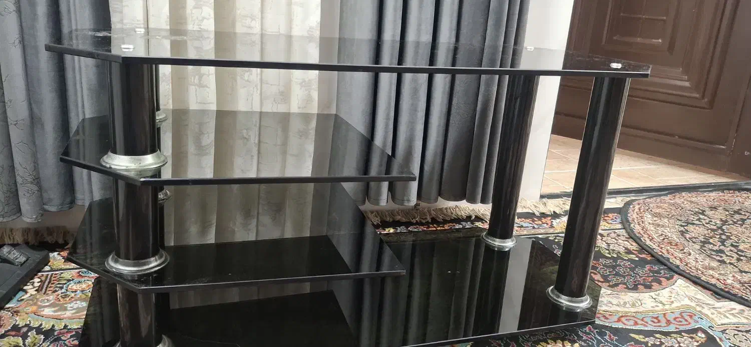 زیر تلویزیون شیشه ای|میز تلویزیون|امیدیه, |دیوار