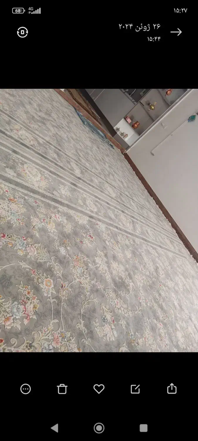 فرش برجسته طوسی نونو جفت|فرش|قدس, شهر‌قدس|دیوار