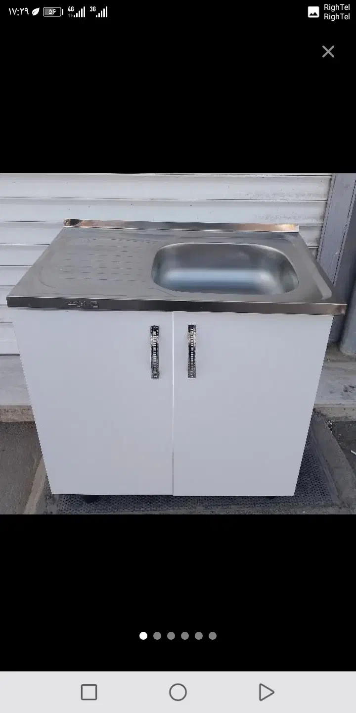 کابینت بدنه فلزی همراه با سینک|مصالح و تجهیزات ساختمان|تهران, آذری|دیوار