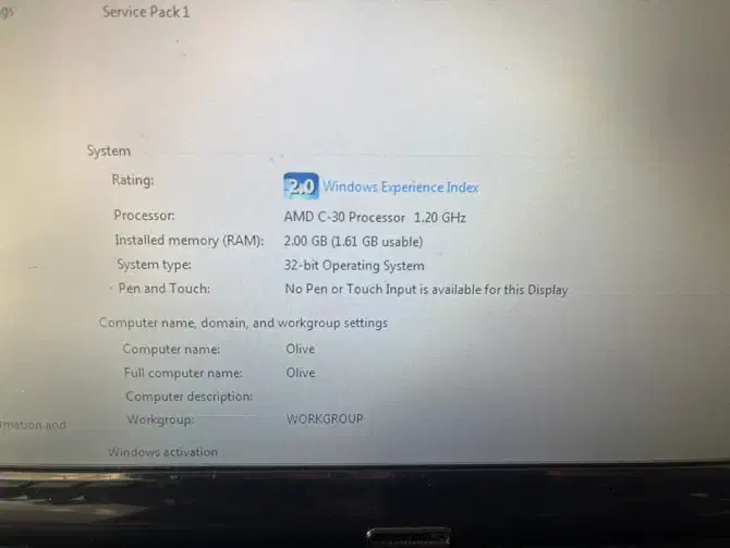 لپ تاپ ایسوس نقلی رم ۲ هارد ۲۵۶|رایانه همراه|قزوین, |دیوار