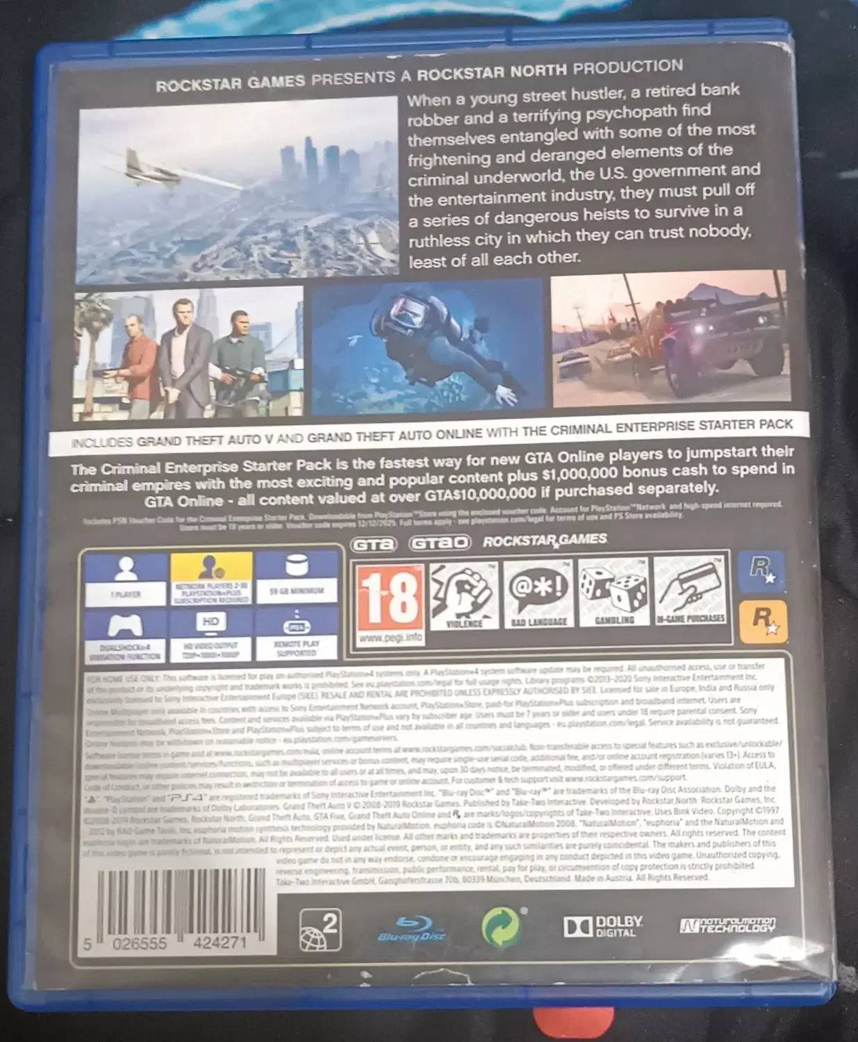 بازی جی تی ای برای ps4|کنسول، بازی ویدئویی و آنلاین|کرمانشاه, |دیوار