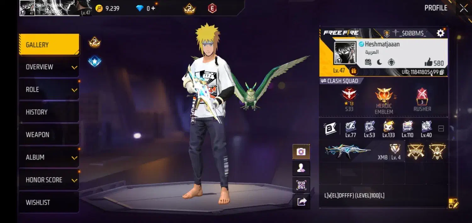 اکانت فری فایر|کنسول، بازی ویدئویی و آنلاین|گرگان, |دیوار