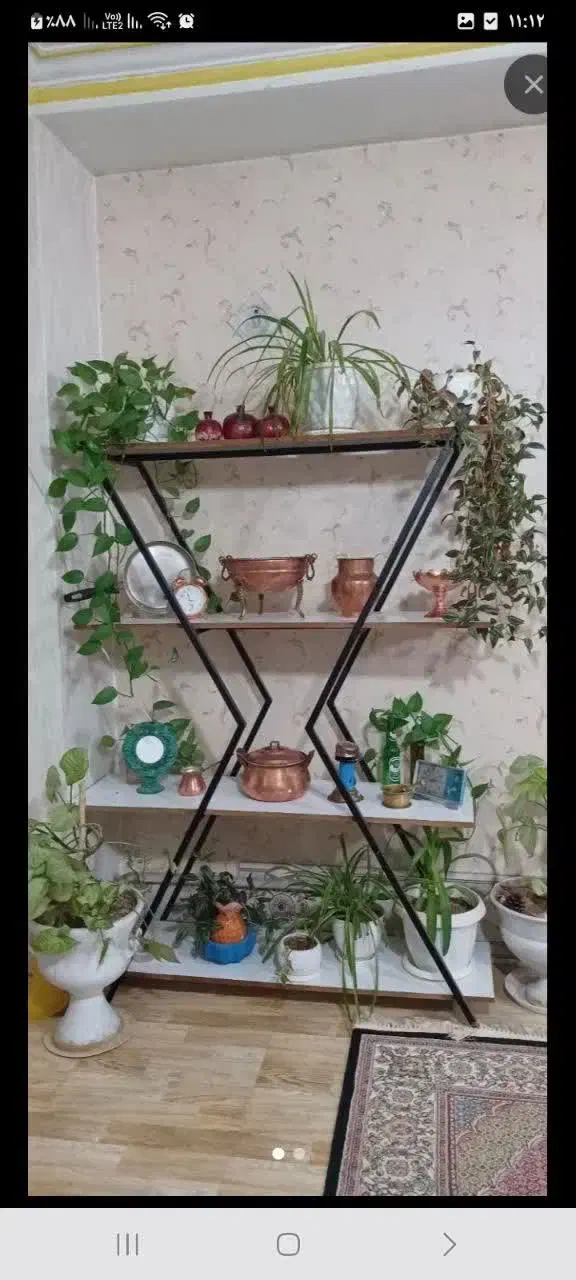 استند جای گل ودکوری|کتابخانه، شلف، قفسه‌های دیواری|وحیدیه, |دیوار