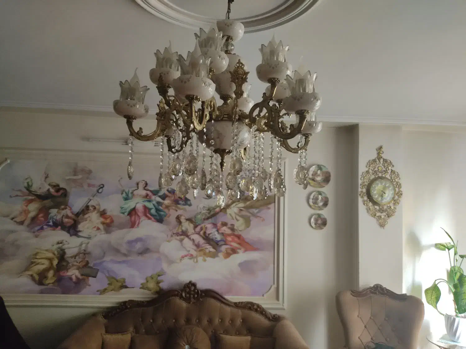 دکوری برنز|لوستر و چراغ آویز|هشتگرد, فاز ۳ مهستان|دیوار