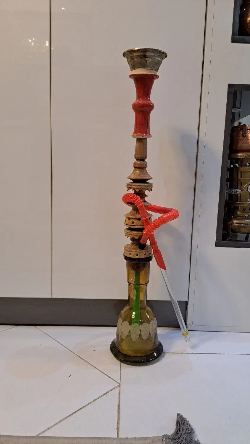 قلیان چوبی در حد نو|کلکسیون و سرگرمی|تهران, افسریه شمالی|دیوار