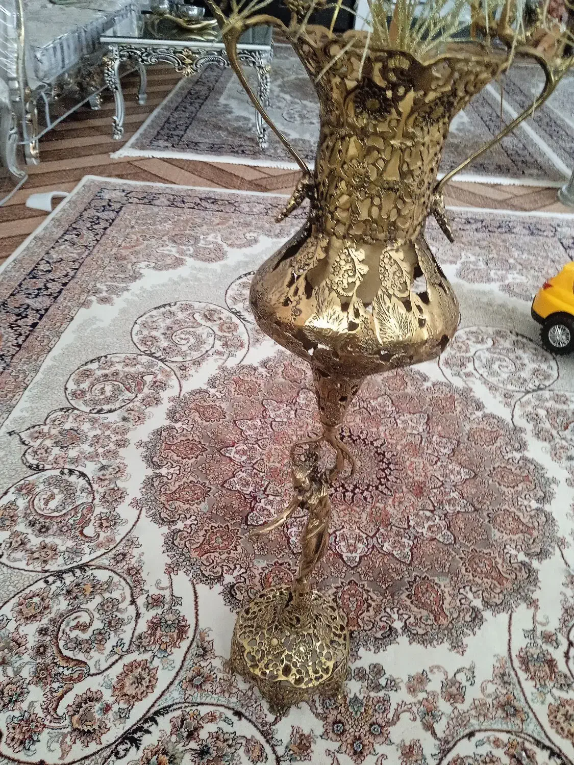 گلدان برنز اصل|مجسمه، تندیس، ماکت|سلماس, |دیوار