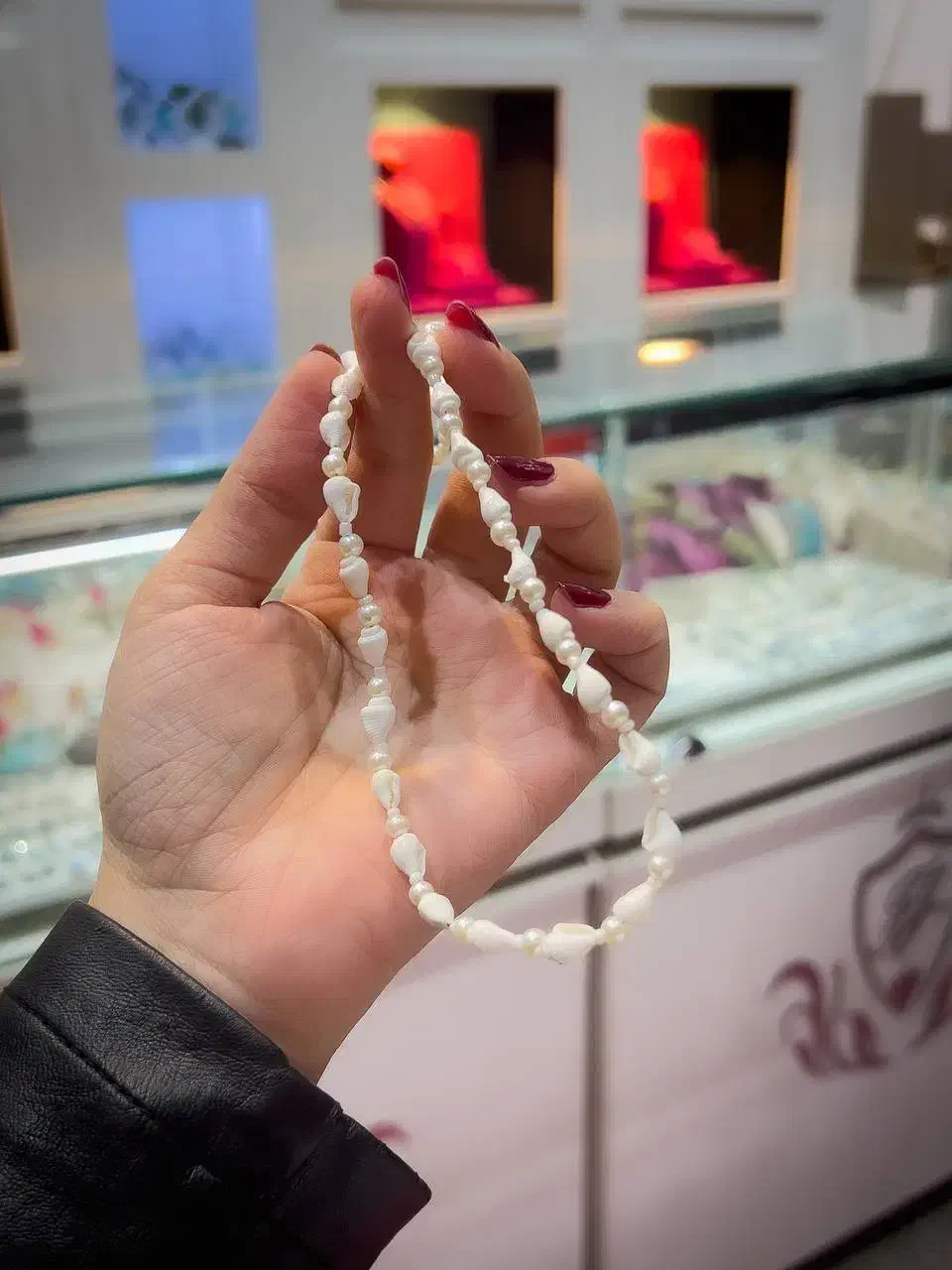 آویز های ریسه ای مروارید و صدف اصل|بدلیجات|نیشابور, دارایی|دیوار