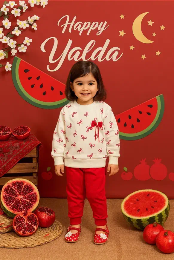 لباس یلدایی بچگانه رسید دورس پنبه زیر ۳۰۰ تومن|حراج|بیرجند, |دیوار