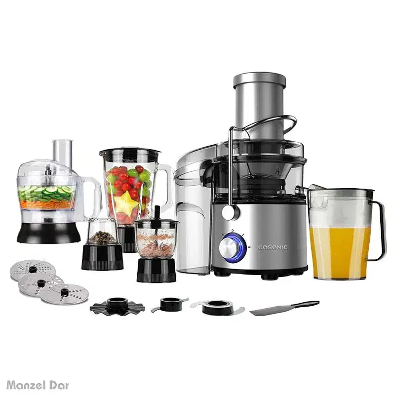 آب میوه گیری وغذا ساز  ده کاره مدل GFP-730|خردکن، آسیاب، غذاساز|تهران, نجات اللهی|دیوار