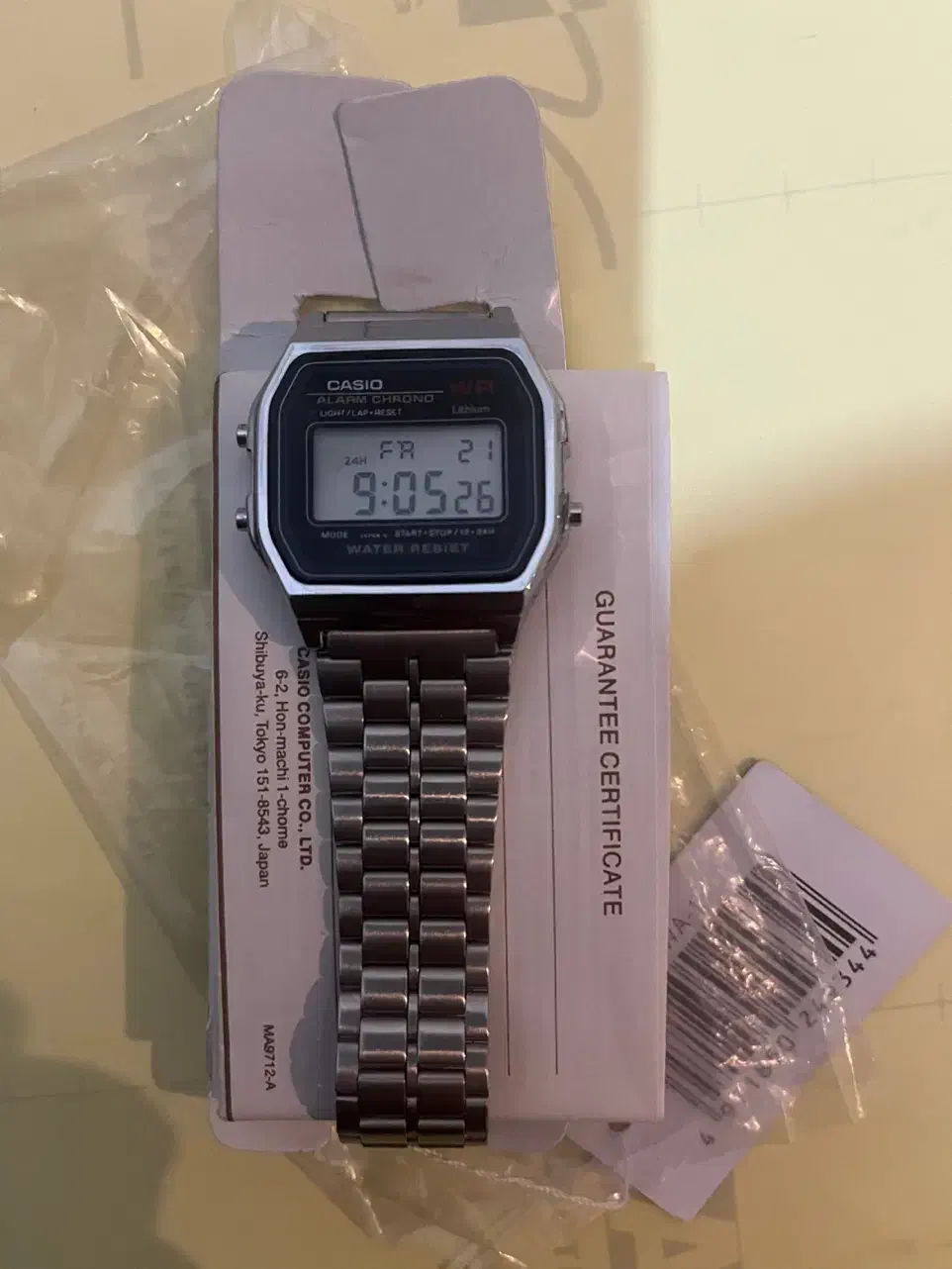 ساعت کاسیو اصل ژاپن قدیمی|ساعت|شهرکرد, |دیوار