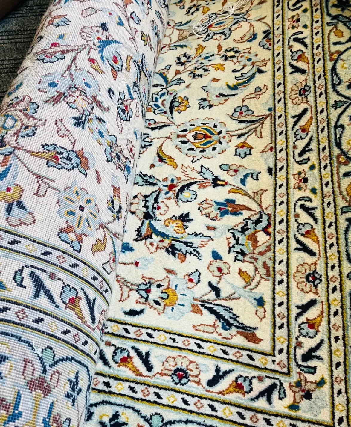 فرش دستباف کاشان جفت ۹ متری (جفت)|فرش|تهران, سعادتآباد|دیوار