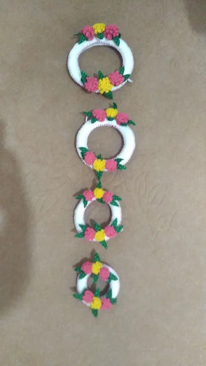 حلقههای نمدی زیبا|صنایع دستی و سایر لوازم تزئینی|کازرون, |دیوار