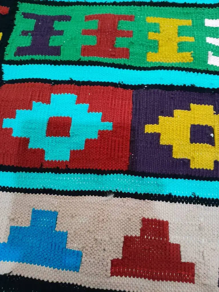 گلیم|گلیم، جاجیم، گبه|مسجد سلیمان, |دیوار