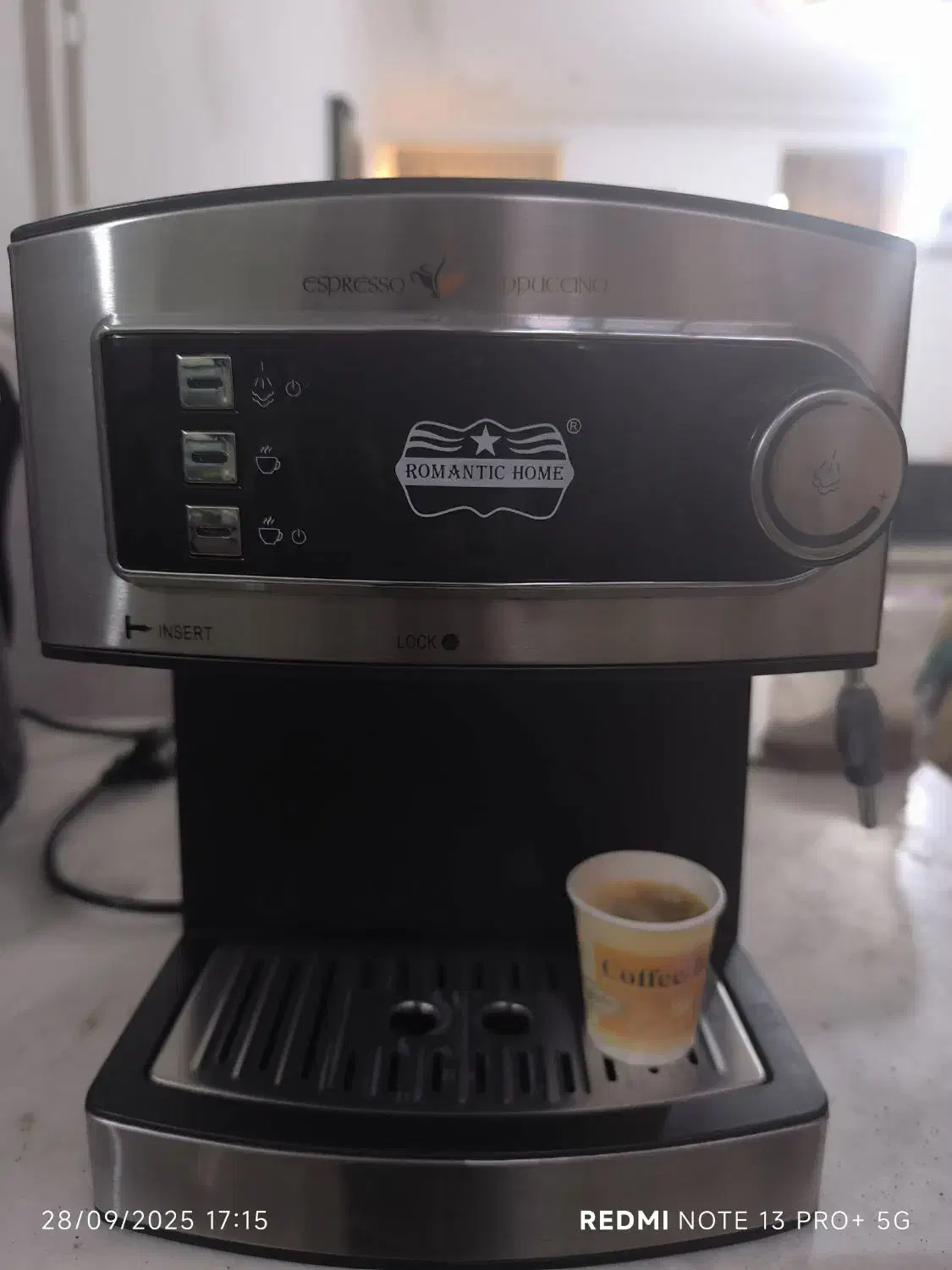 اسپرسو ساز رمانتیک|سماور، چای‌ساز، قهوه‌ساز|داراب, |دیوار