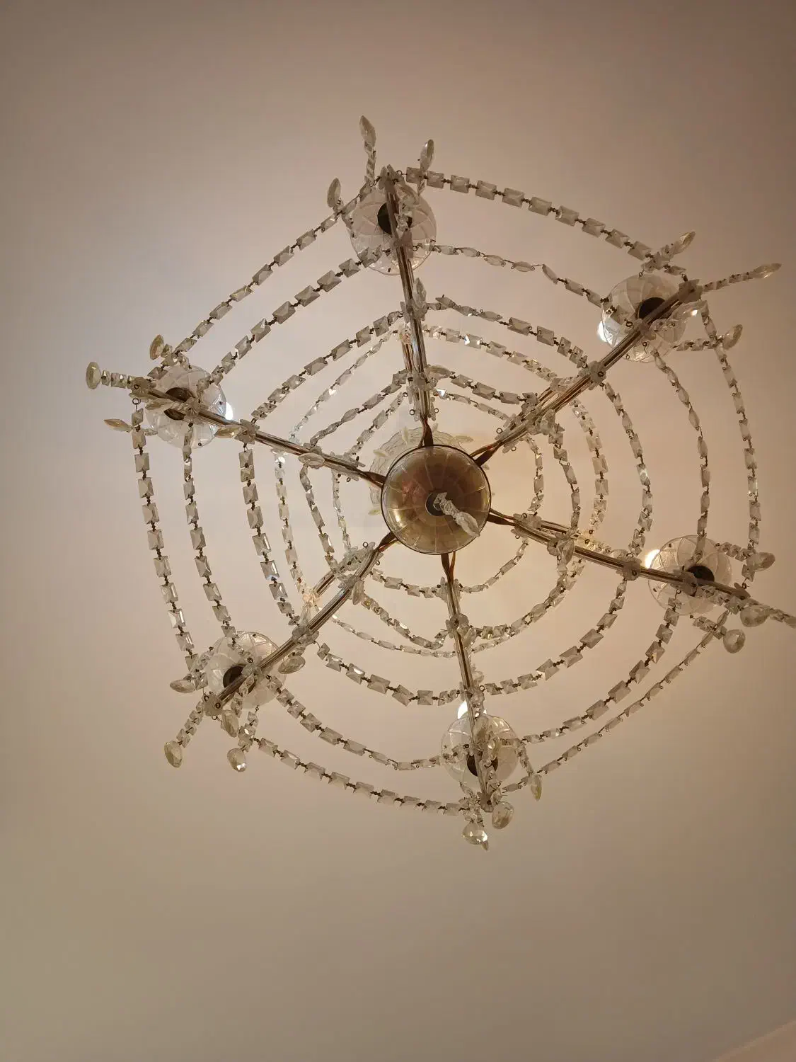 لوستر شش شاخه|لوستر و چراغ آویز|سهند, |دیوار