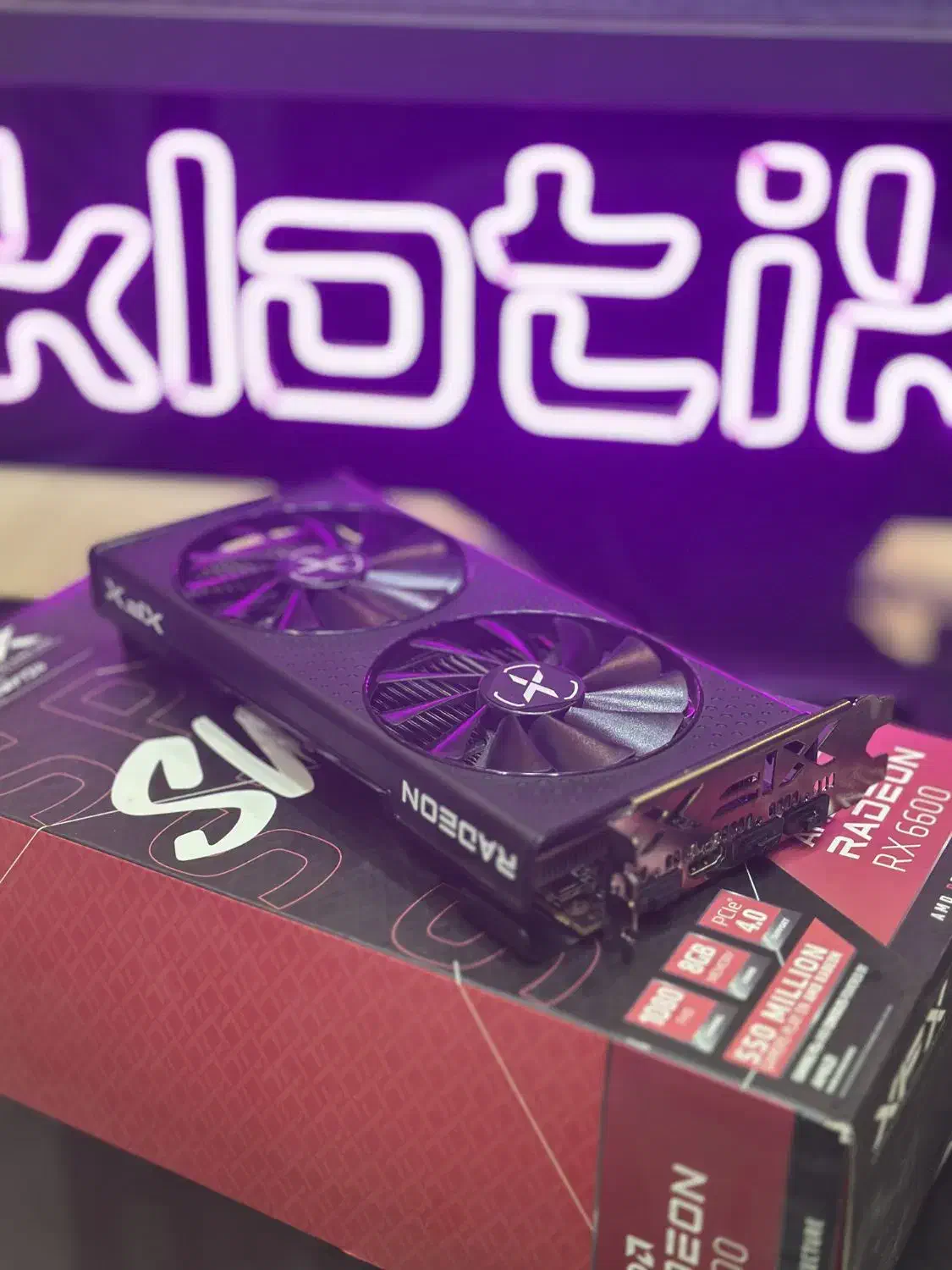 گیمینگ روان با RX6600 XFX سالم و تمیز|قطعات و لوازم جانبی رایانه|اردبیل, |دیوار