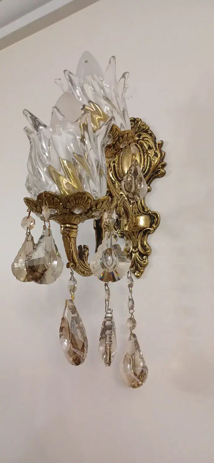 دیوار کوب دیواری برنجی|لوستر و چراغ آویز|تهران, آهنگ|دیوار