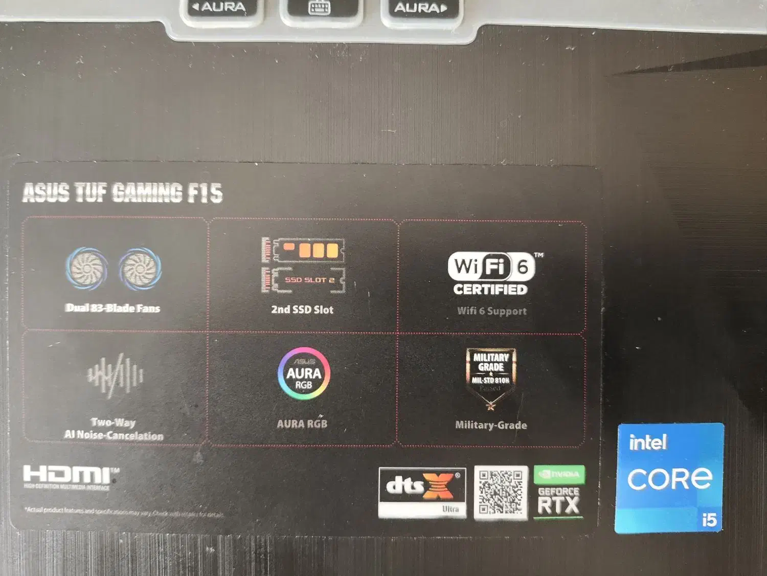 لپتاپ گیمینگ ایسوس FX506hcb در حد آک|رایانه همراه|مشهد, آزادشهر|دیوار