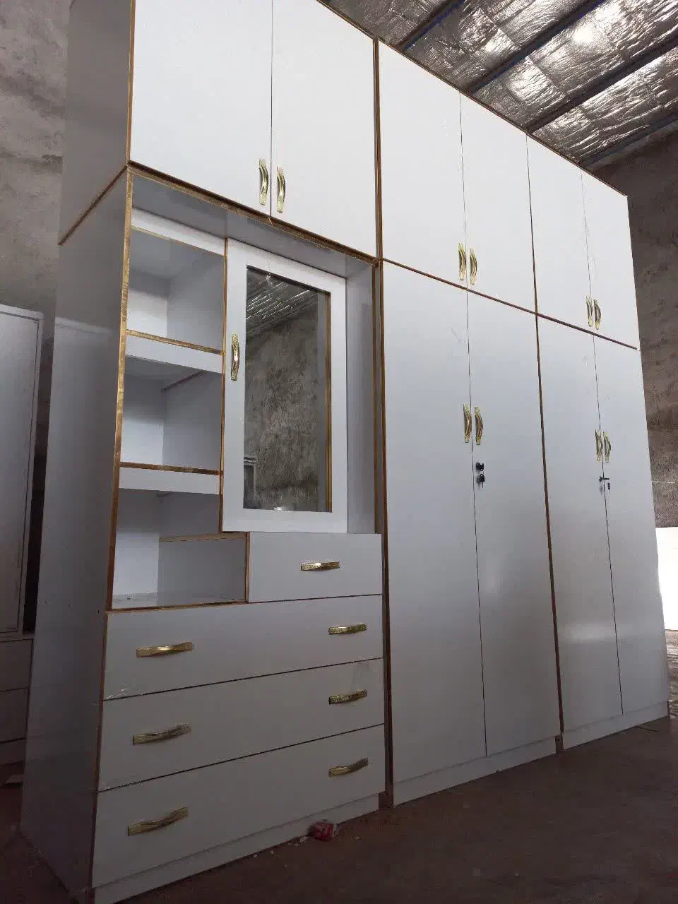 کمد دیواری باکسی|جاکفشی، کمد، دراور|دزفول, |دیوار