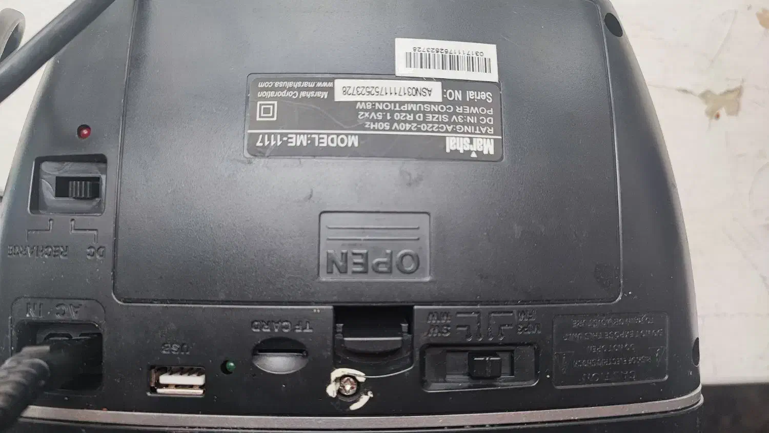 رادیو پلیر اصل با بلوتوث مارشال بسیار با کیفیت|صوتی و تصویری|تهران, شهرآرا|دیوار