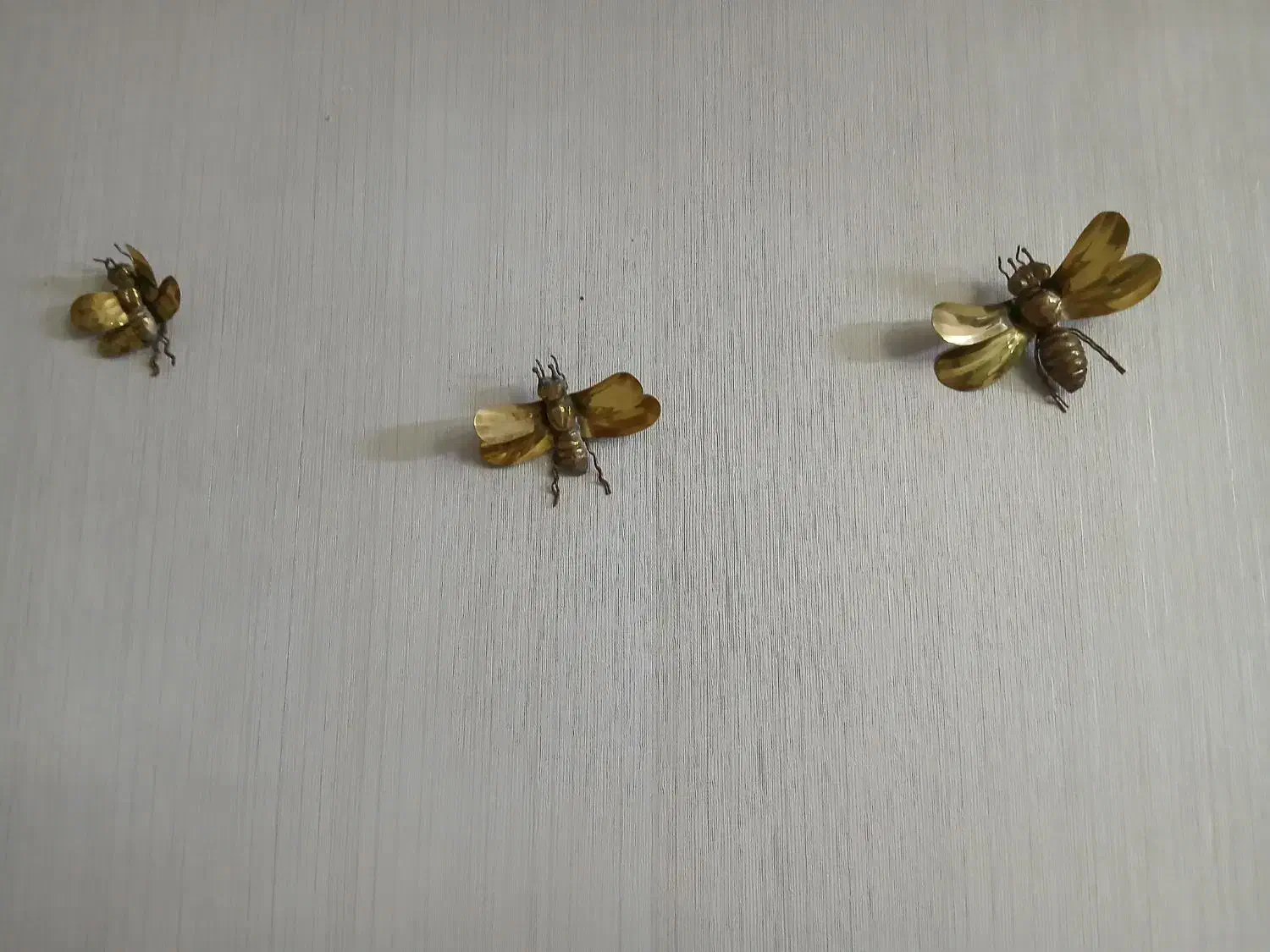 سه عدد سنجاقک برنج|مجسمه، تندیس، ماکت|شهریار, کهنز|دیوار