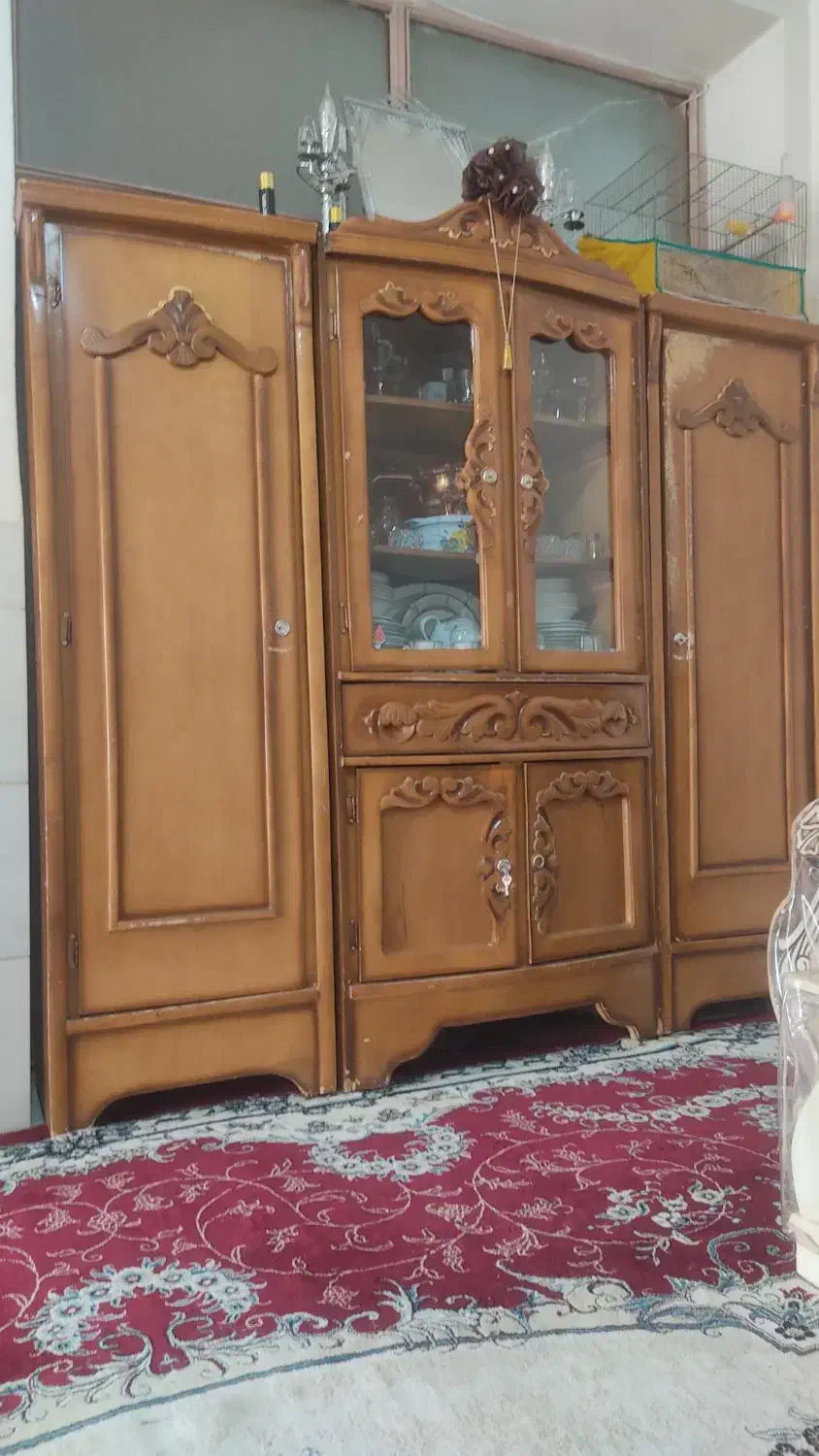 کمد سه تکه|جاکفشی، کمد، دراور|کرمان, |دیوار