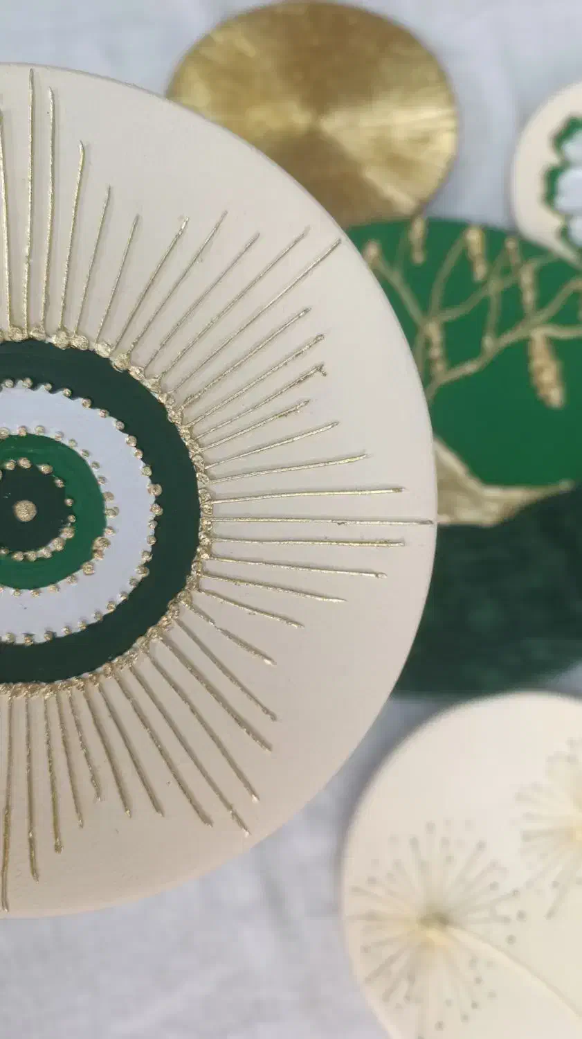 دیوارکوب سفالی دکوراتیو برجسته کالیگرافی|تابلو، نقاشی، عکس|بندرعباس, |دیوار