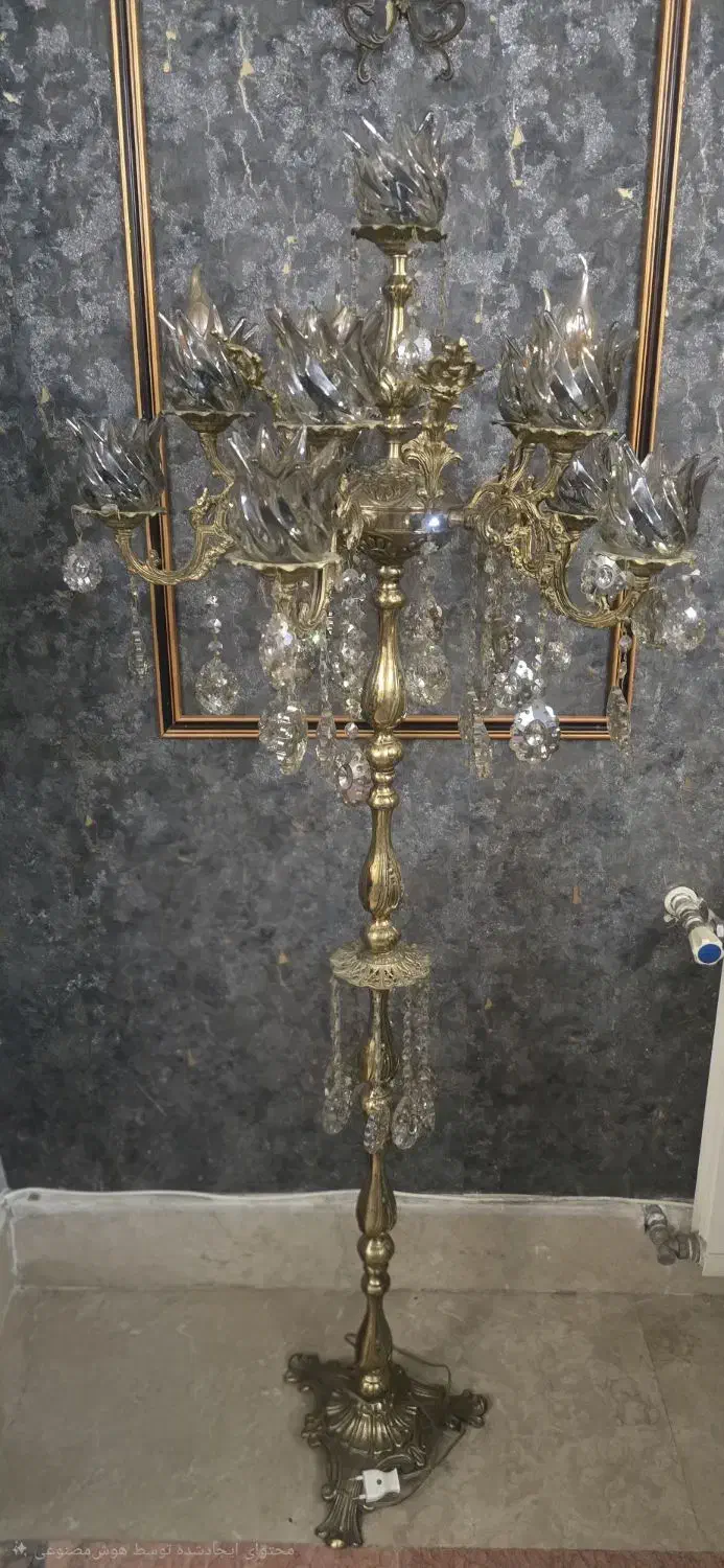 اباژور کنار سالنی برنج|چراغ خواب و آباژور|تهران, شهرآرا|دیوار