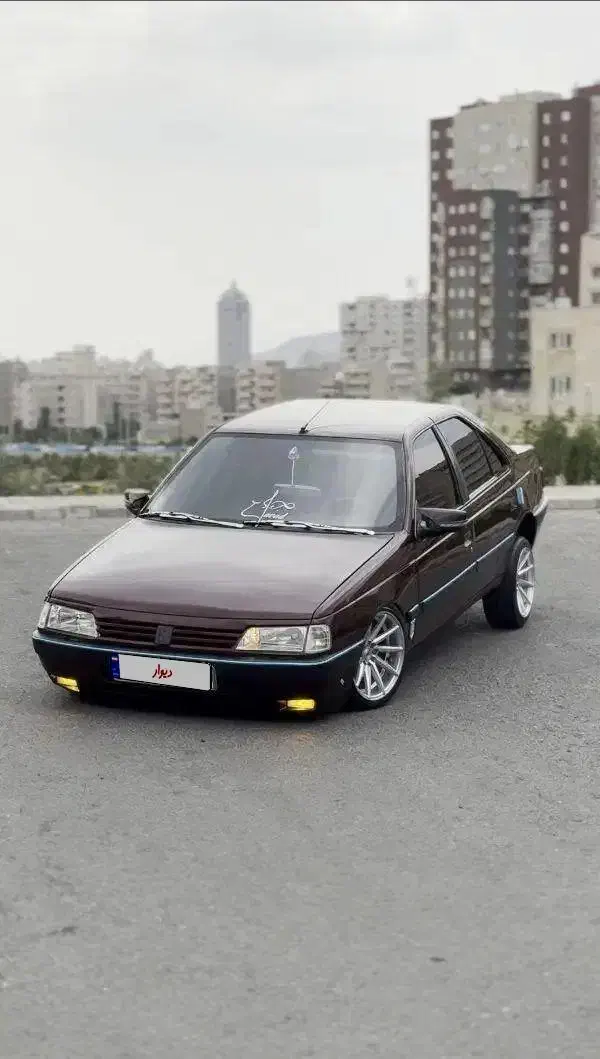 405 مدل 83 عنابی|خودرو سواری و وانت|تبریز, |دیوار