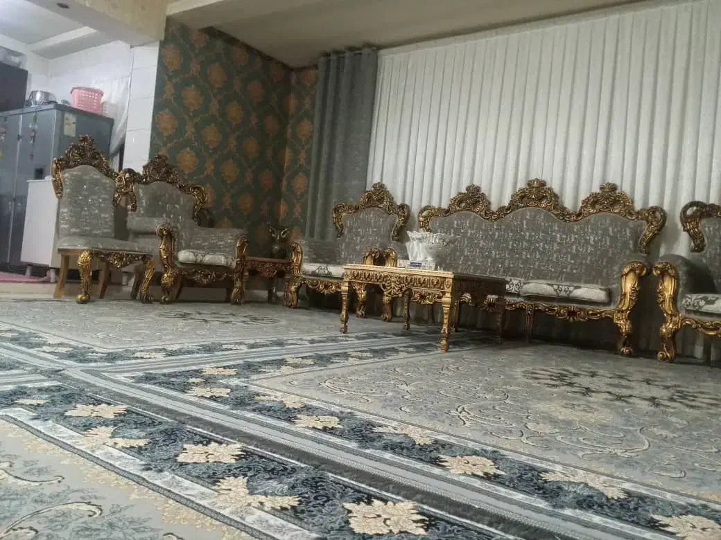 مبل سلطنتی 9نفره چوب راش|مبلمان خانگی و میز عسلی|قرچک, پارس سرام|دیوار