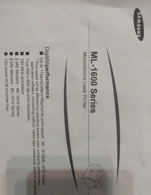پرینتر Samsung ML1060|پرینتر، اسکنر، کپی، فکس|زنجان, |دیوار